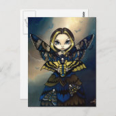 「Moth Queen: Acherontia Atropos」ポストカード ポストカード (正面/裏面)