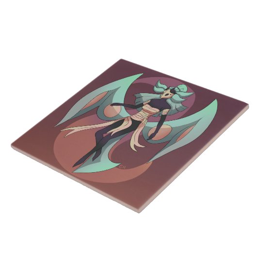 Moth woman タイル (側面)