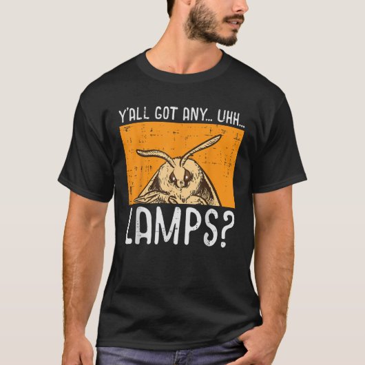 Moth Yall Got Lamps Funny Insect Meme Women Girls  Tシャツ (正面)