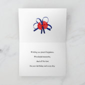 Motherのユニオン・ジャック付き誕生日・カード カード (内部)