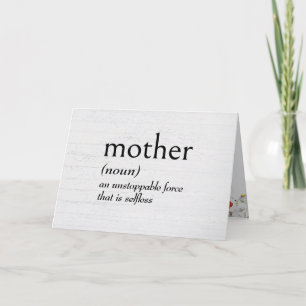 MOTHERの辞書定義 カード