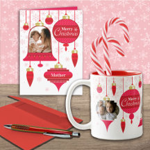 Mother カスタム Photo Redレトロオーナメント