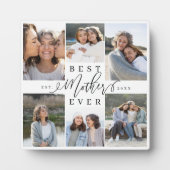 Mother 最高の Ever Script 6 Photo Collage Keepsake フォトプラーク (正面)