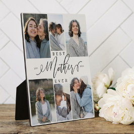 Mother 最高の Ever Script 6 Photo Collage Keepsake フォトプラーク