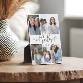 Mother 最高の Ever Script 6 Photo Collage Keepsake フォトプラーク