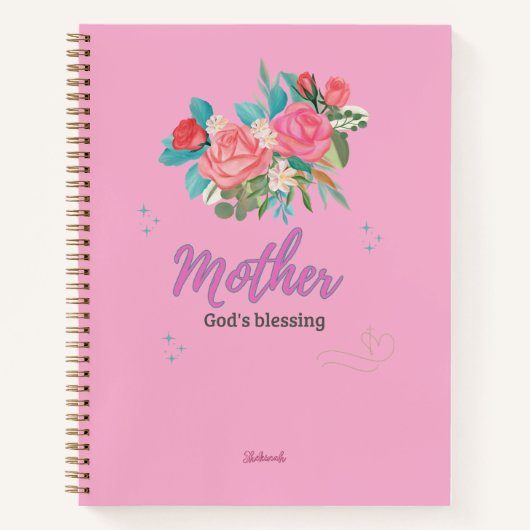 Mother, A Blessing from God ノートブック (正面)