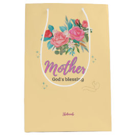 Mother, A Blessing from God ミディアムペーパーバッグ