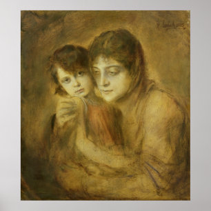 Mother and Child, 1893 ポスター