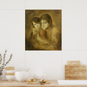 Mother and Child, 1893 ポスター (キッチン)