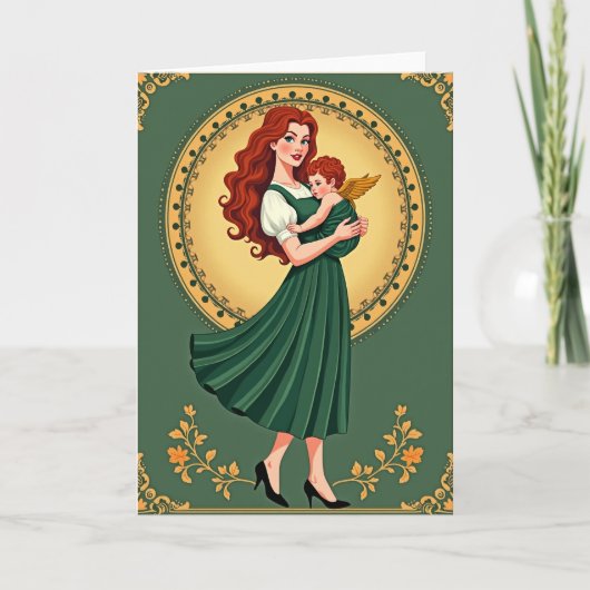 Mother And Child Art Card カード (正面)