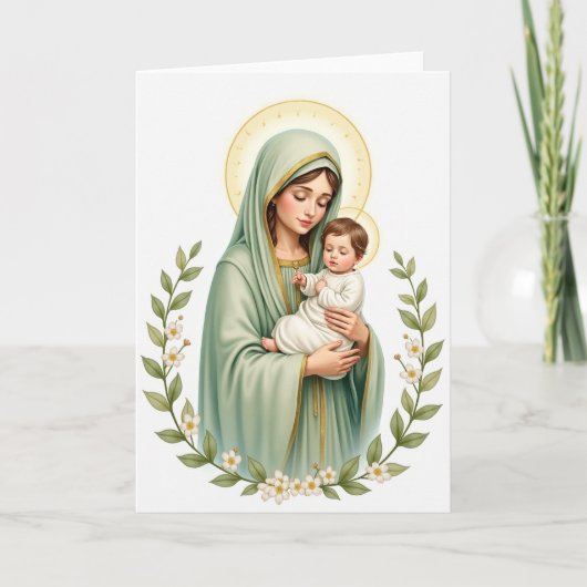 Mother And Child Blessing Card カード (正面)