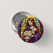 Mother and Child Button 缶バッジ (正面&裏面)