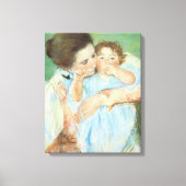 Mother and Child by Mary Cassatt,ヴィンテージファインアート キャンバスプリント (正面)