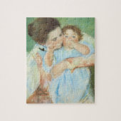 Mother and Child by Mary Cassatt,ヴィンテージファインアート ジグソーパズル (縦)