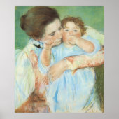 Mother and Child by Mary Cassatt,ヴィンテージファインアート ポスター (正面)