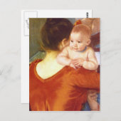 Mother and Child by Pierreルノアール ポストカード (正面/裏面)