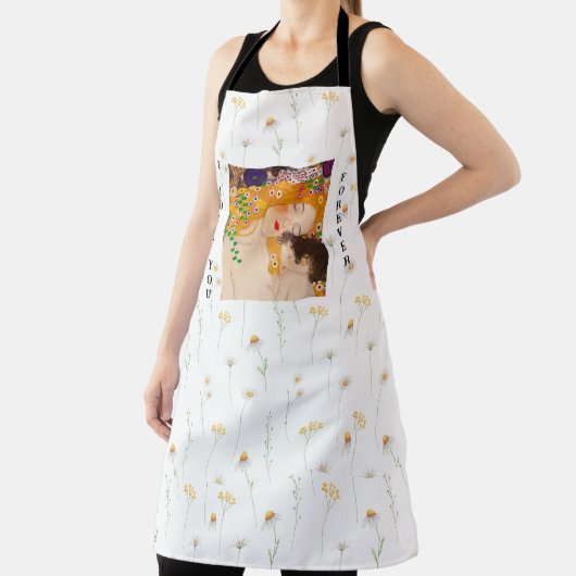 Mother and Child - Gustav Klimt  エプロン (インサイチュ)