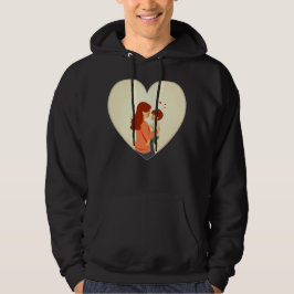 Mother and Child Love Illustration – Warm camiseta パーカ