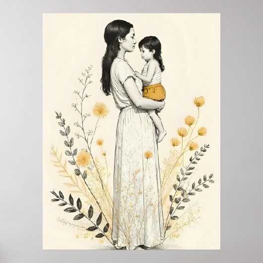 Mother and Child X ポスター (正面)