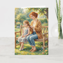 Mother and Daughter Mothers Day Card  カード