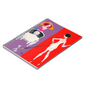 Mother and Flapper by John Held Jr -ヴィンテージ・アート ノートブック (左側)