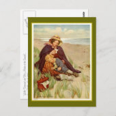 Mother and Son at the Seaide ポストカード (正面/裏面)