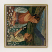 Mother and Son Tranquil Magical Moments ジグソーパズル (横)