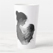 Mother & Baby artwork カフェラテマグ (正面)