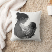 Mother & Baby artwork クッション (ブランケット)