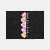 Mother Baby Nurse Hearts Valentine Obgyn Stpartum フリースブランケット (正面(横))