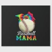 Mother Baseball Mama Birthday ラッピングペーパー (フラット)