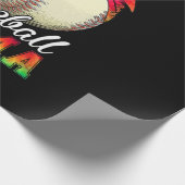 Mother Baseball Mama Birthday ラッピングペーパー (角)