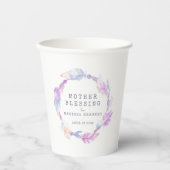 Mother Blessing beads feathers boho custom 紙コップ (正面)