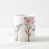 Mother Bunny Love Mug | かわいいKind Onesスタイル コーヒーマグカップ (中央)