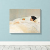 Mother by Joaquin Sorolla Mother and daughter in s キャンバスプリント (インサイチュ (ウッドフロア))