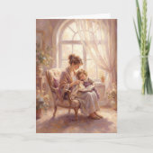Mother & Child Elegant Mother's Day Card カード (正面)