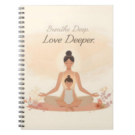 Mother & Child Meditation Serenity Art ノートブック