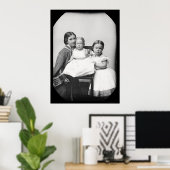 Mother & Children, Gertrude Hubbard Daguerreotype ポスター (ホームオフィス)