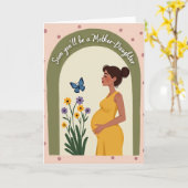 Mother Daughter Soon Card カード (黄色い花)