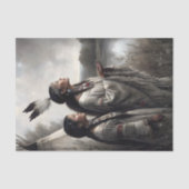 Mother & Daughter Teepee Prayer Decoupage 薄葉紙 (正面)