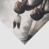 Mother & Daughter Teepee Prayer Decoupage 薄葉紙 (詳細)