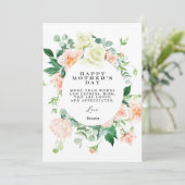 mother day cards floral elegant (スタンド正面)