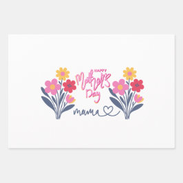 Mother Day Designed Wrapping Paper ラッピングペーパーシート