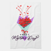 Mother day gift t-shirt キッチンタオル (縦)