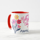 Mother day modern design マグカップ (正面左)