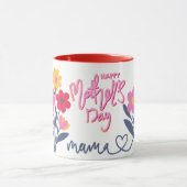 Mother day modern design マグカップ (中央)