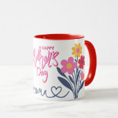 Mother day modern design マグカップ (正面右)