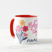 Mother day modern design マグカップ (正面左)