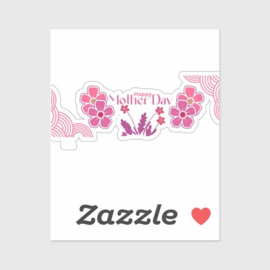 Mother day Modern Gift pack シール (シート)