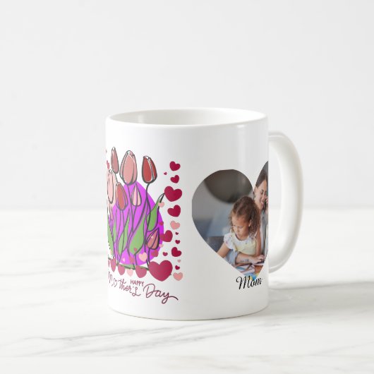 MOTHER DAY SPECIAL GIFT PERSONALIZED  コーヒーマグカップ (正面右)
